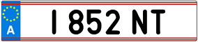 Truck License Plate